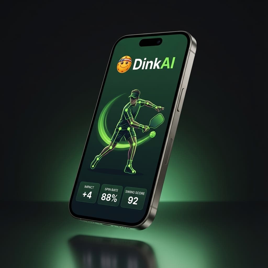 AI Analysis showing pickleball technique breakdown